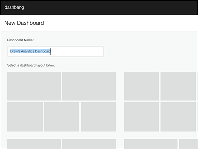 New Dashboard analytics dashboard data hackathon ui widget