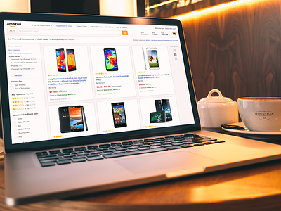 Amazon amazon clean ecommerce macbook redesign shopping wip
