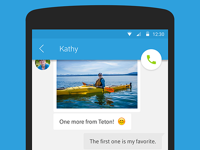 Messaging android chat dailyui im material design messaging nexus