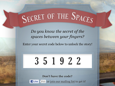 Unlock The Secret web design