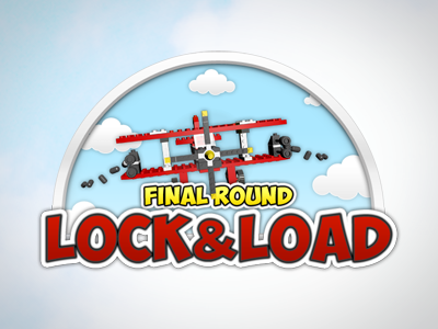 Lock & Load Logo game logo typography