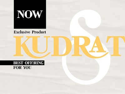 Kudrat Typeface