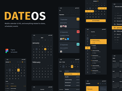 DateOs - Calendar UI Kit