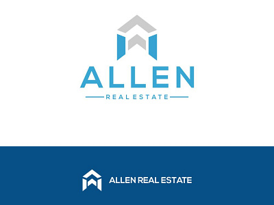 alen brand design contruction graphicdesign logos minimal monogram logo realestate