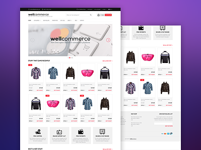 Ecommerce template e commerce ecommerce header template themes web web design webdesign website