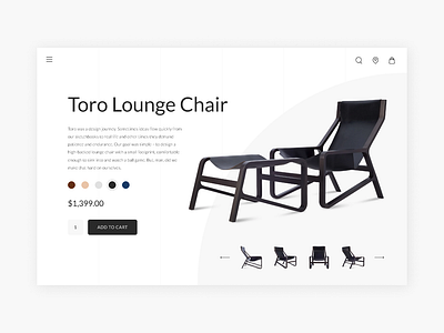 Product Card - Furniture Store chair design figma product product card product page shop store ui
