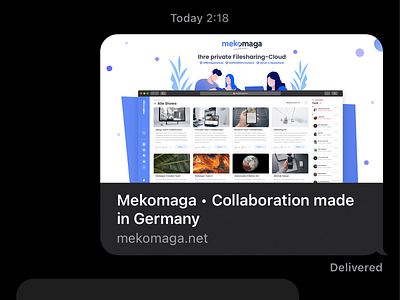 ☁️ Mekomaga - Chat Preview (Open Graph)