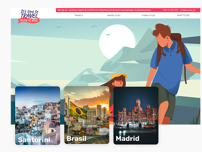 Travelic - Its time to travel hero hero section slider travel travelic travelinc trip list trips