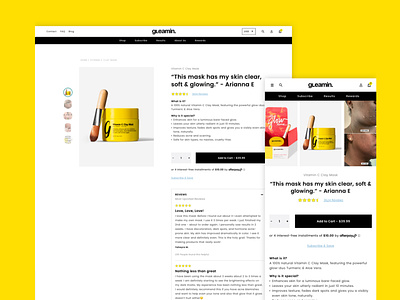 Gleamin Product Page