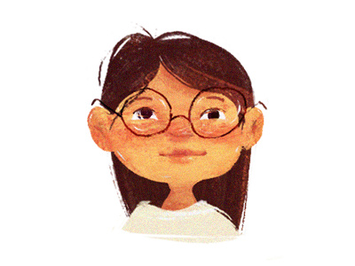 ☀️ Girl ☀️ character characterdesign child cute digital paint digitalart girl hair illustration sketch
