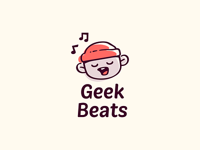 Geek Beats character children cool cute hip hop illustration kawaii kid logo mascot music