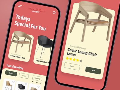 Practice furniture webshop app furniture ios products red webshop