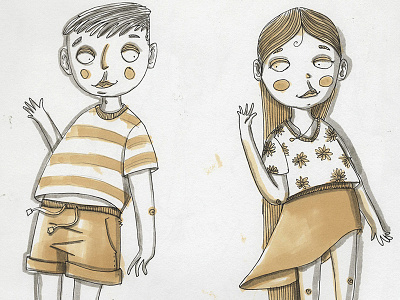 Say Hi ! book characterdesign childrenbook drawing editorial illustraiton sketch sketchbook