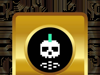 Pixelskull design graphic design logo pixel art skull