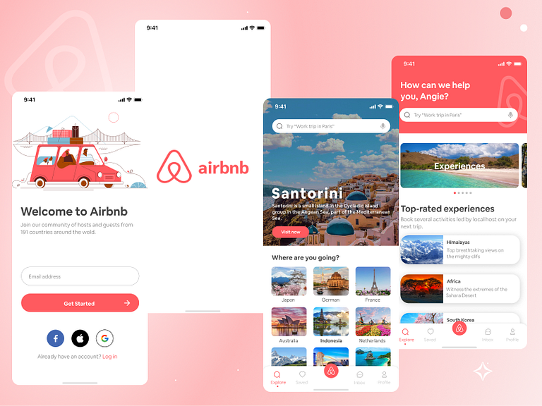 Redesign Air BnB Apps by Carmelita Angelica on Dribbble