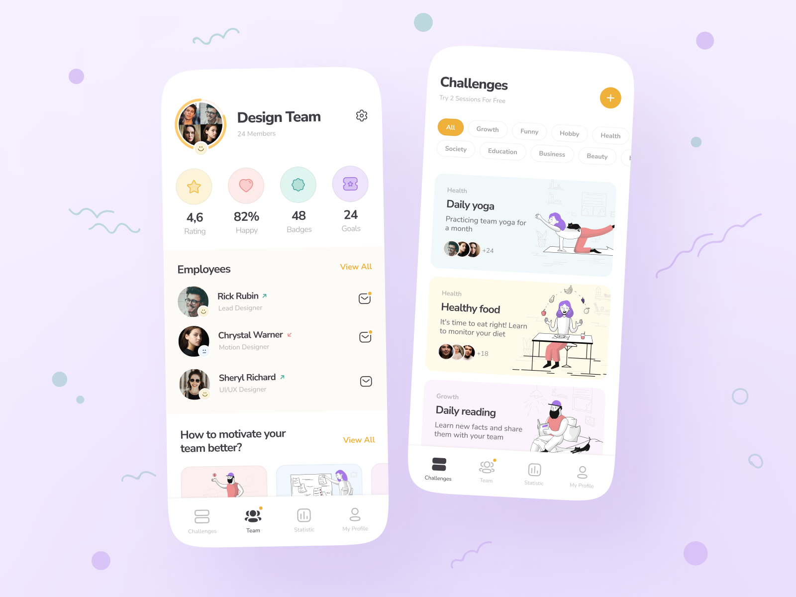 Corporate Wellness App by Nozomi Health (ex Remdev) on Dribbble