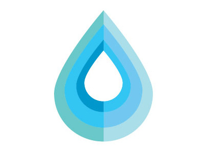 Plumbing Logo branding color drop geometry gradient identity logo ombre plumbing vector water