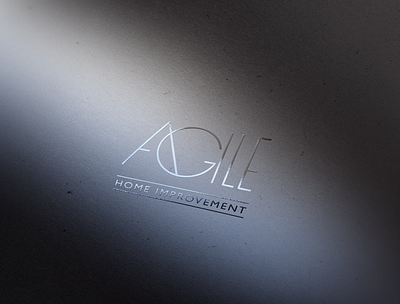 Agile Home Improvement Logo branding design illustration logo minimal web website