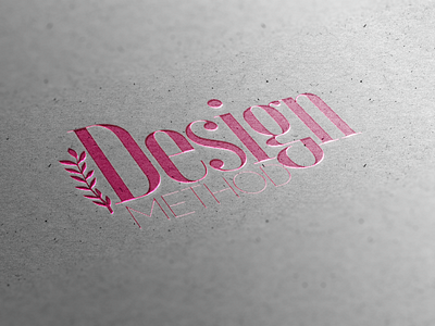 Logo: Design Method branding design illustration logo minimal vector web