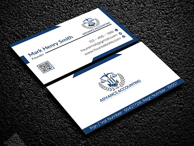 Professional_And_Minimalist_Business_card_design blue business card branding business card business card design creative creative design creative design design graphic design graphics designer logo minimal minimalist modern business card modern design simple business card