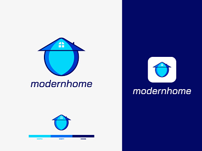 modern home logo