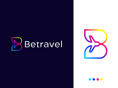 Travel agency logo | Plane + b letter | Modern b Letter Logo abstract airplane b letter logo branding business holiday journey letter logo logo logo trends 2021 logodesign modern logo ocean plane tour transport travel agency travel logo travelling app trip