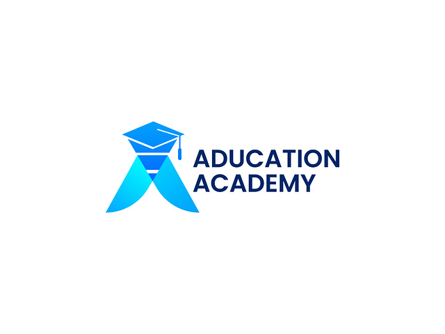 Modern Education Logo | A letter logo | Aducation Academy by Mahjabin ...