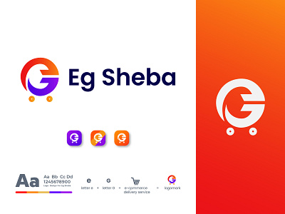 ecommerce logo | online shopping logo | eg sheba