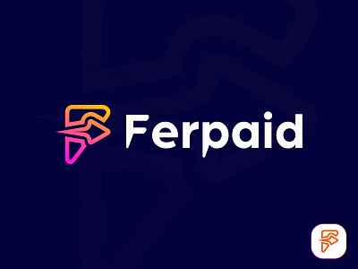 FerPaid - Logo Design ( Letter F + Letter P + Arrow)