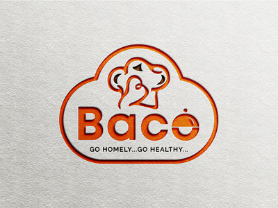 Modern Food Logo, Letter B Chef Logo
