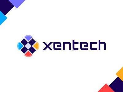 Letter x Tech logo | Transparency logo | Modern Tech Logo