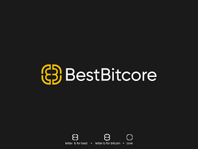 BestBitcore logo concept |  Bitcoin | Cryptocurrency Logo