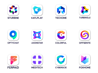 App Logo Design abstract logo app icon brand identity branding business logo colorful creative logo design ecommerce gradient letter logo logodesign logodesigner logofolio logocollection logoset logomark logos modern modern logo technology