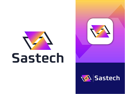 Tech Company Logo | modern logo | s letter logo