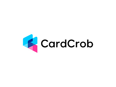 CardCrob Logo Design abstract bitcoin blockchain brand identity branding crypto cryptocurrency ecommerce fintech lettermark logo logo designer logodesign logomark logos modern logo nft overlap token wallet