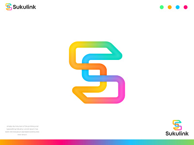 colorful logo design / letter logo / lettermark