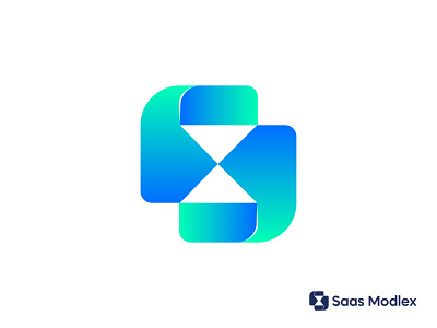 SaasModlex logo design brand branding brandmark clean color design gradient identity letter logo logo design logo designer logo mark logodesign logomark logos logotype mark monogram symbol