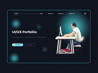 UX UI Designer Portfolio Web Interface homepage design modern design mrirafat tools app ux ui portfolio