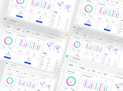 Web Analytics Dashboard User Interface desktop app graphic design tools app web analytics