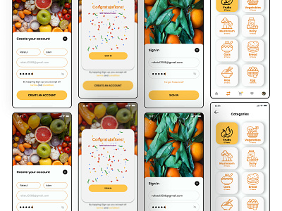 Fruits Grocery Mobile App grocery app design