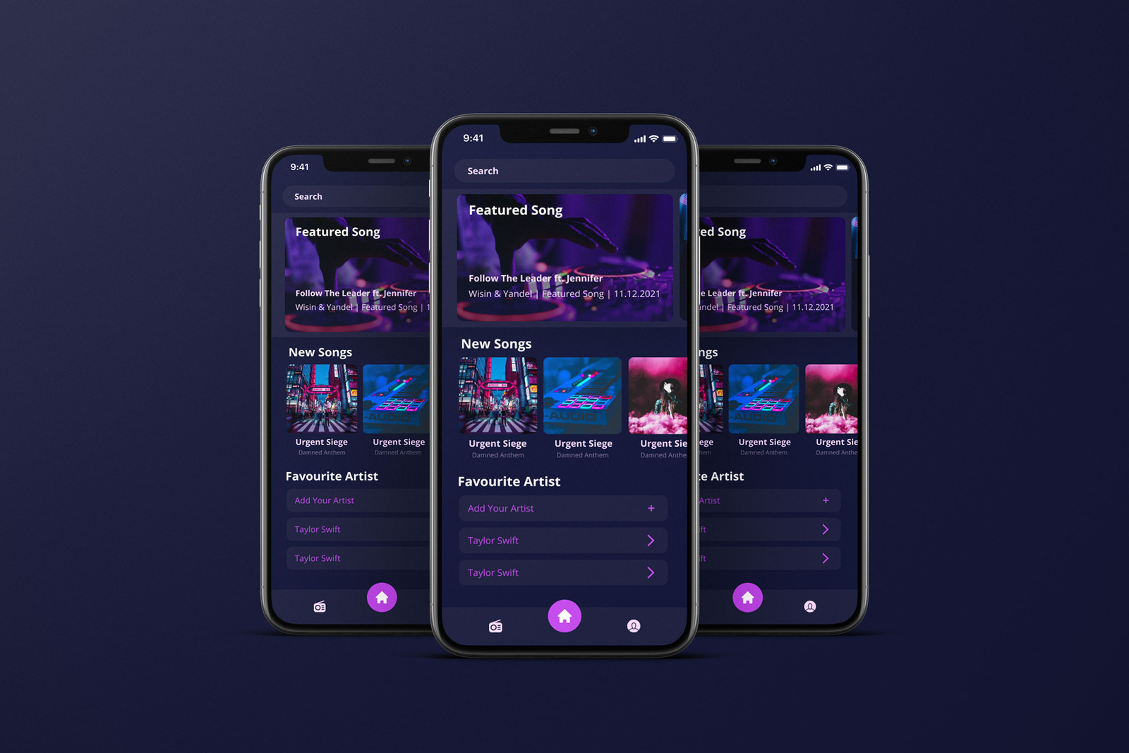 Music Player Player Mobile App UI by Md Rafatul Islam on Dribbble