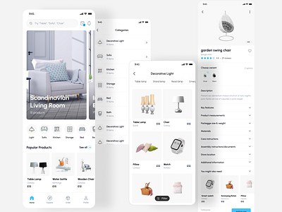 eCommerce Mobile App Dashboard