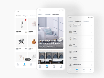 eCommerce mobile app Product page and categories android app app design branding design ecommerce app design ecommerce product page graphic design illustration ios app logo online store product category prototype rafatulux ui user journey map wireframe
