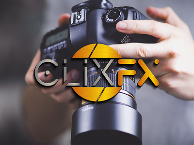 CLIXFX (3D View) branding design illustration logo vector