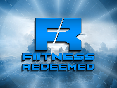 FIITNESS REDEEMED (3D View) branding design illustration logo vector