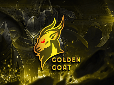 GOLDEN GOAT (3D View) branding design illustration logo vector
