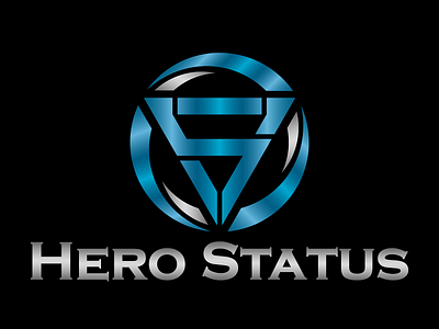 HERO STATUS (Flat View) branding design illustration logo vector