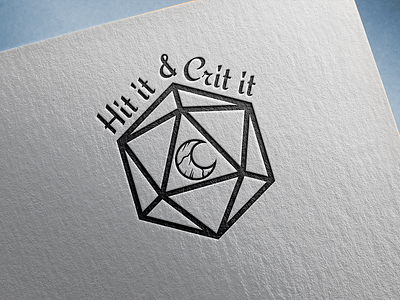 HIT IT & CRIT IT (3D View) branding design illustration logo vector