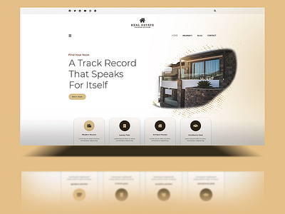 Real Estate Website Design | UI Design Real Estate