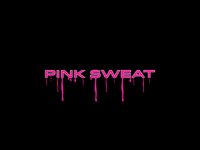 Branding branding clean clothing logo dripping gym logo modern pink sweat white workout clothes logo workout logo